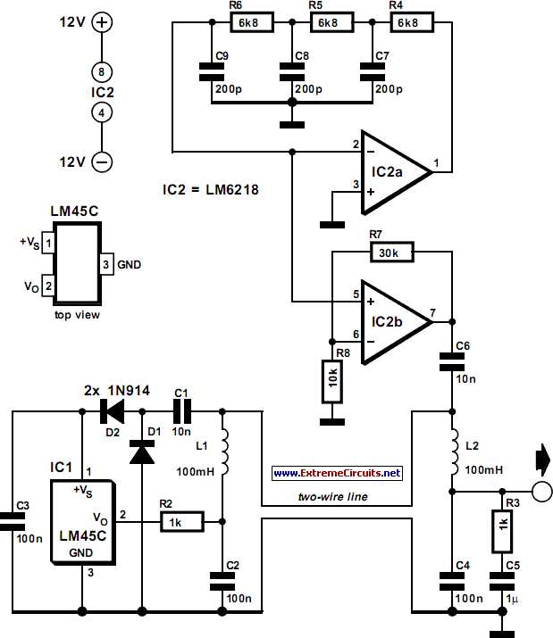 2 wire temp sensor wiring diagram