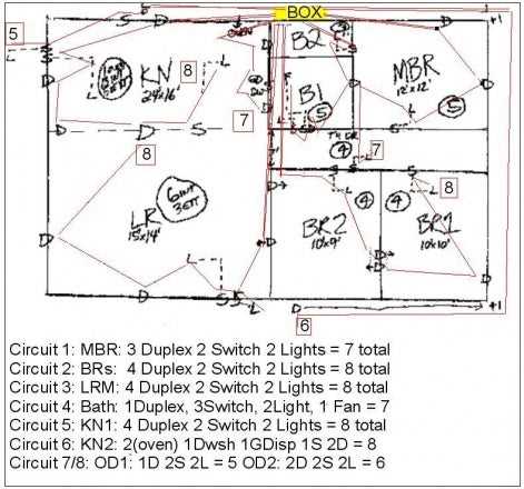 2 bedroom house wiring diagram
