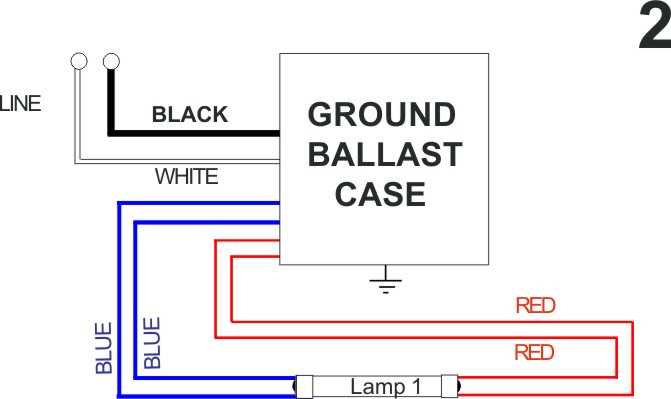 2 fluorescent light wiring diagram