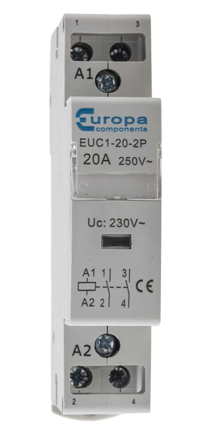 2 pole ac contactor wiring diagram