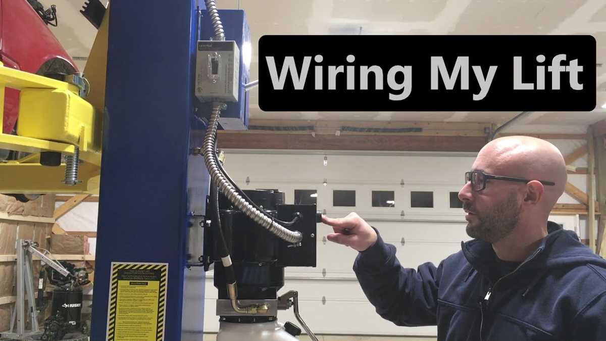 2 post car lift wiring diagram