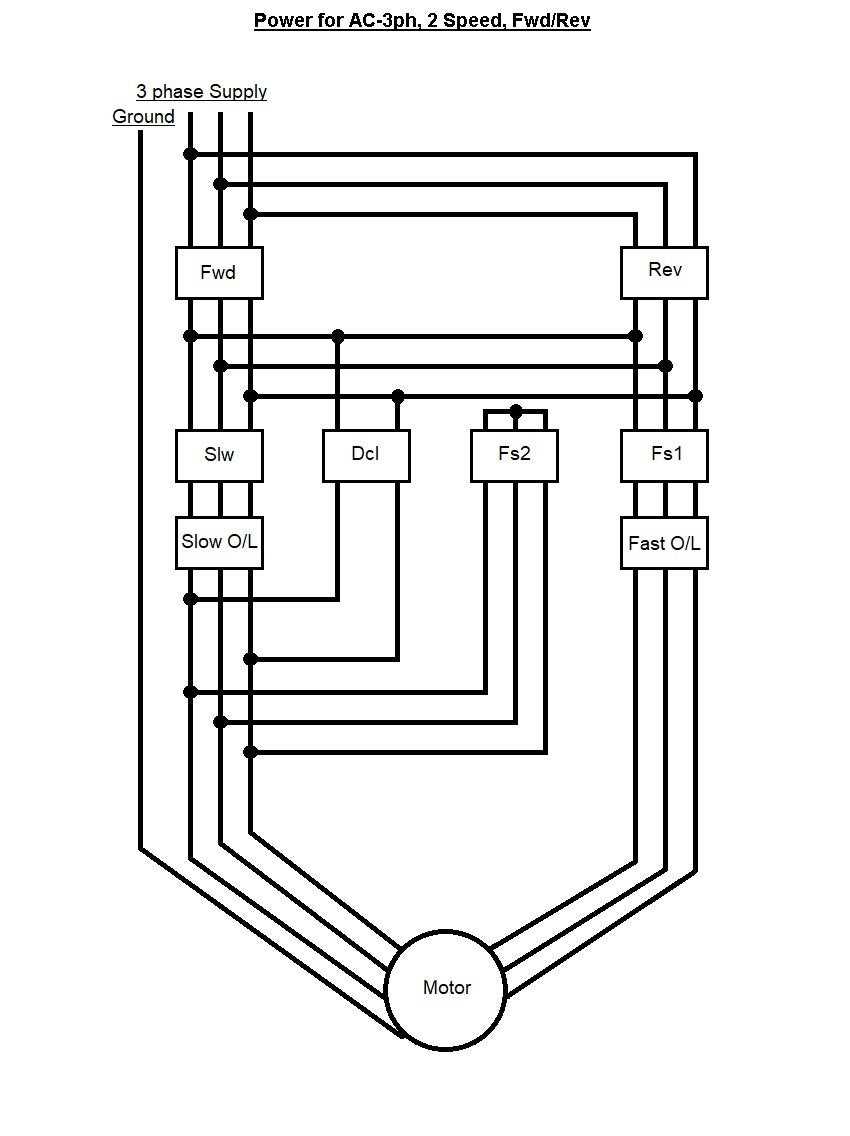 2 speed motor wiring diagram 1 phase