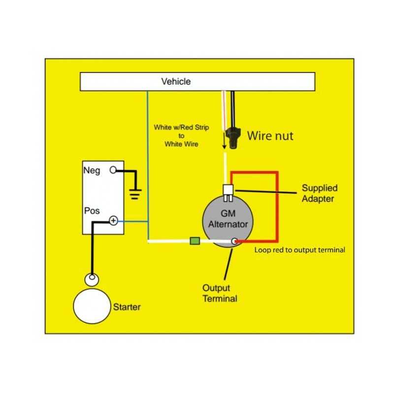2 wire gm alternator wiring diagram