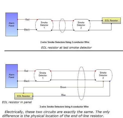 2 wire heat detector wiring diagram
