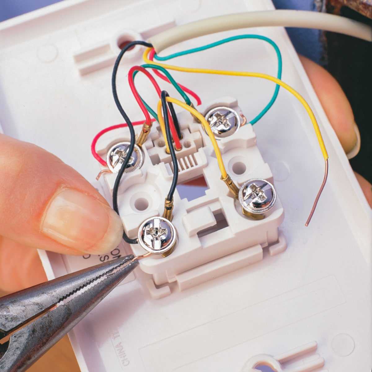 2 wire phone jack wiring diagram
