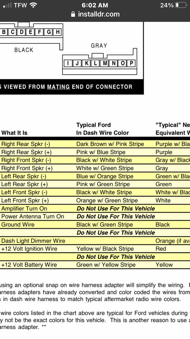 2000 ford f150 radio wiring diagram