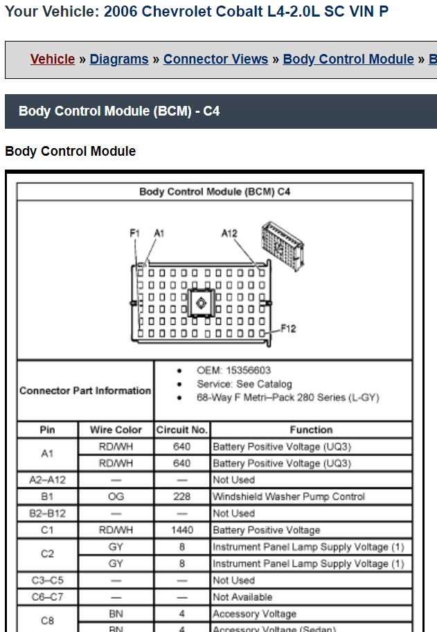 2000 silverado bcm wiring diagram