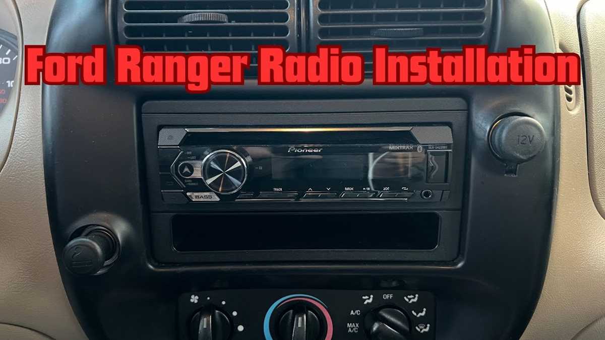 2000 ford ranger radio wiring harness diagram
