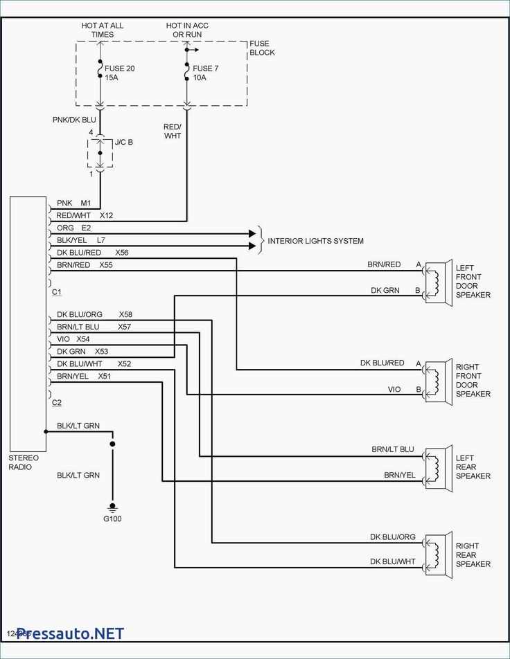 2001 dodge ram 1500 speaker wiring diagram