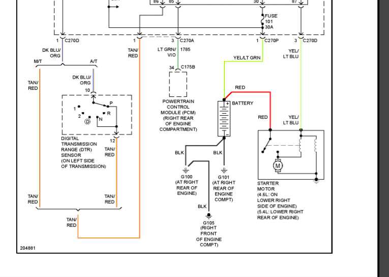 2001 ford f150 starter solenoid wiring diagram