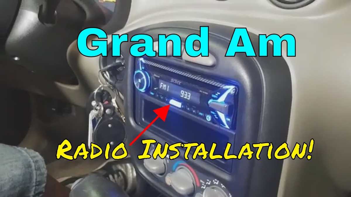 2001 grand am radio wiring diagram