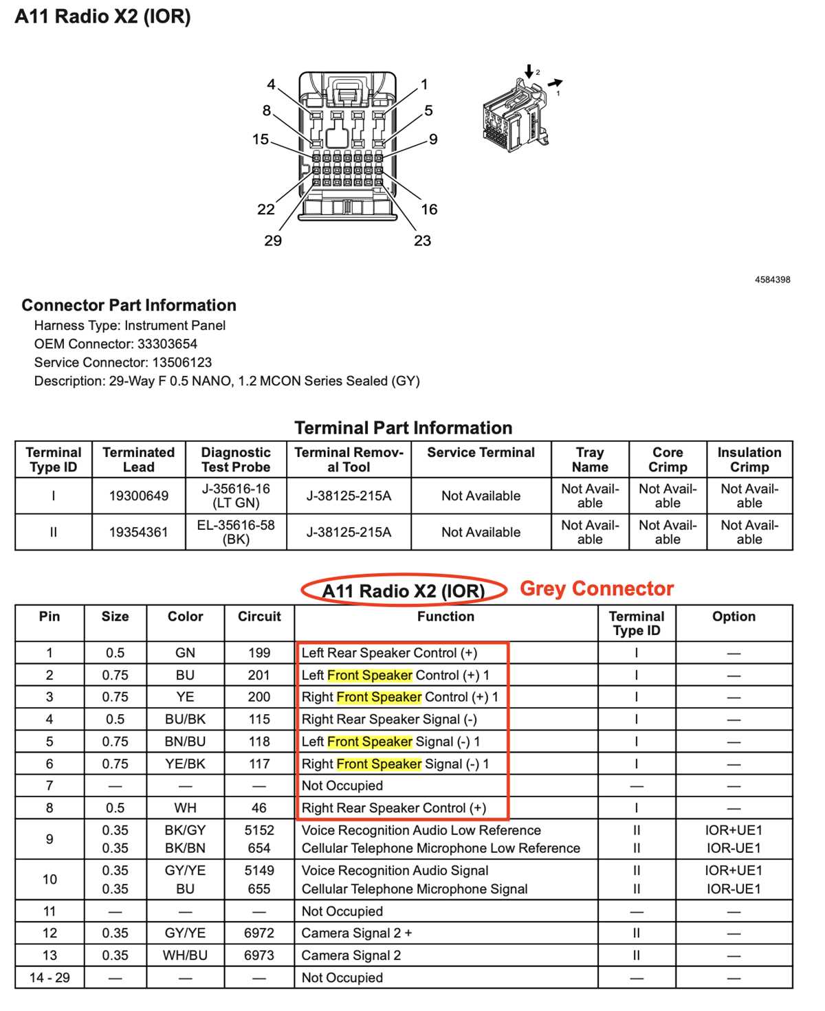 2002 chevy silverado speaker wiring diagram