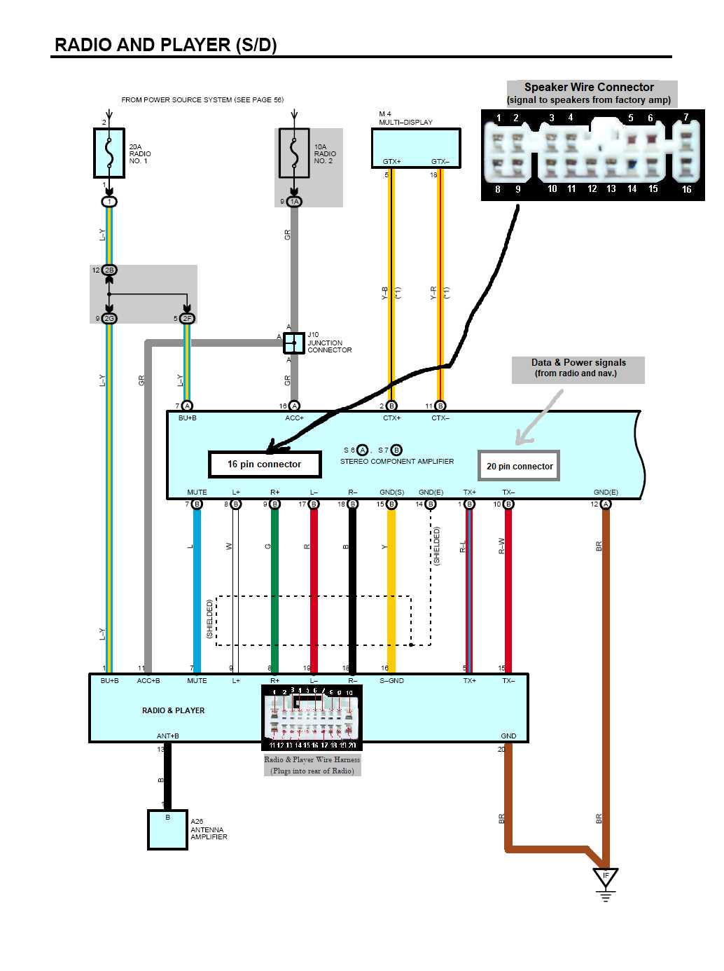 2002 lexus rx300 radio wiring diagram