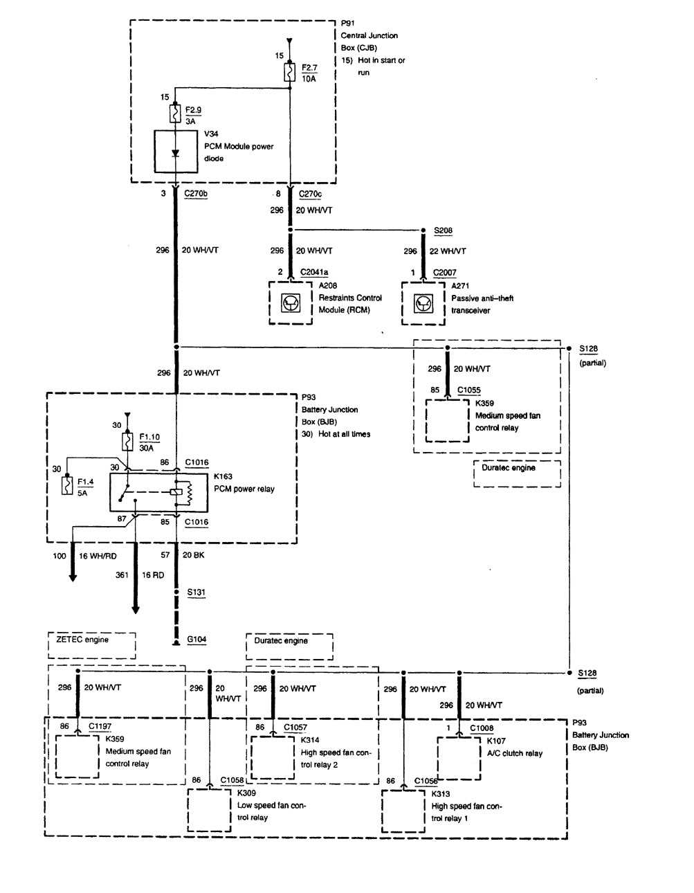 2002 ford escape stereo wiring diagram
