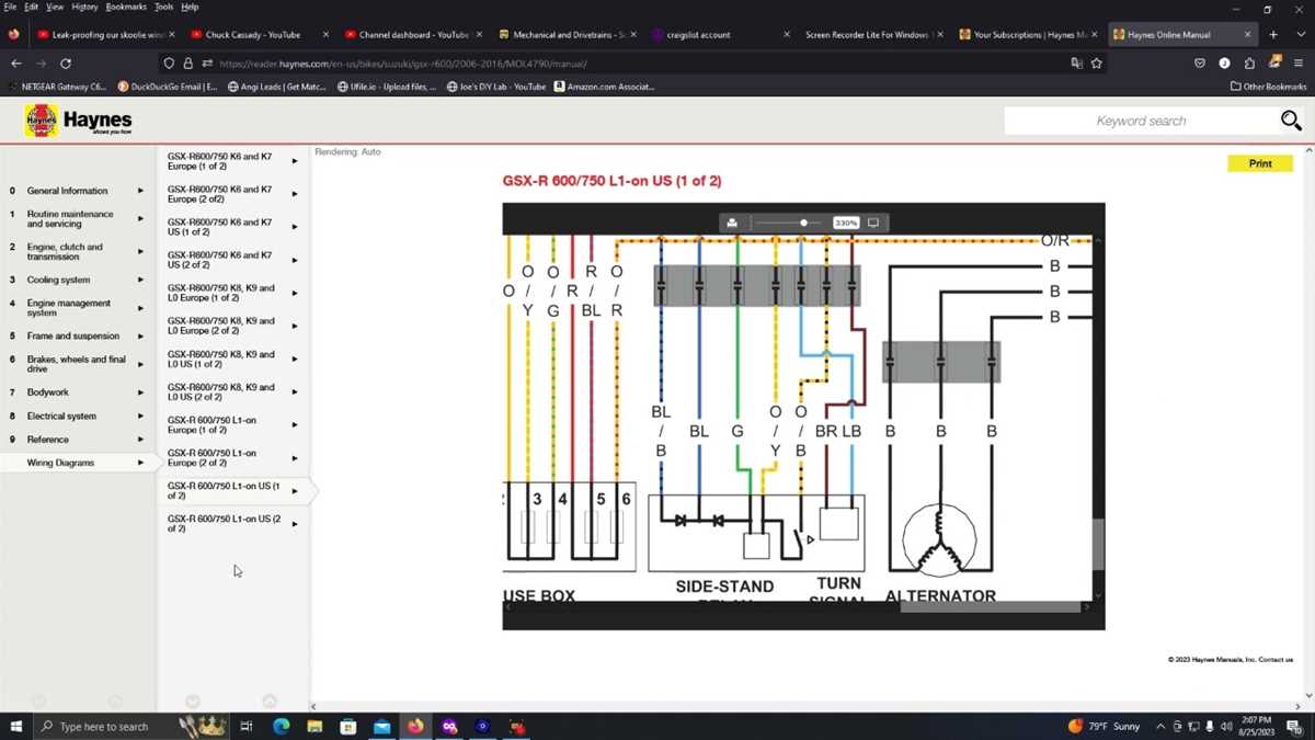 2003 suzuki gsxr 750 wiring diagram