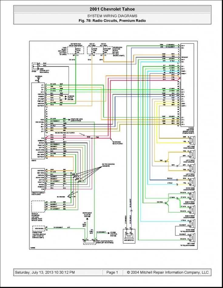 2003 chevy avalanche bose stereo wiring diagram