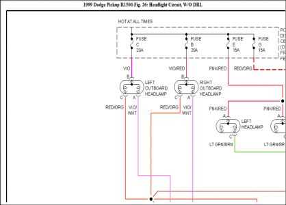 2003 dodge ram 1500 headlight wiring diagram