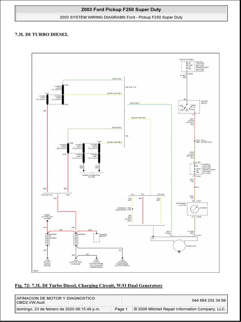 2003 ford f250 fuel pump wiring diagram