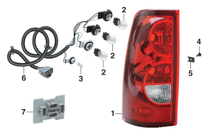 2003 silverado tail light junction block wiring diagram