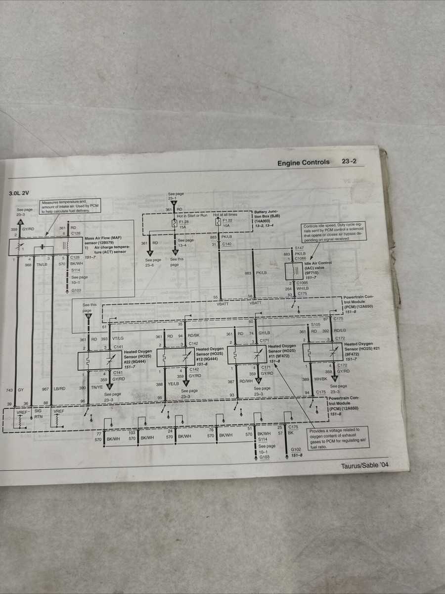 2004 ford taurus wiring diagram