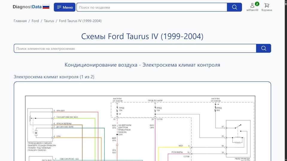 2004 ford taurus wiring diagram