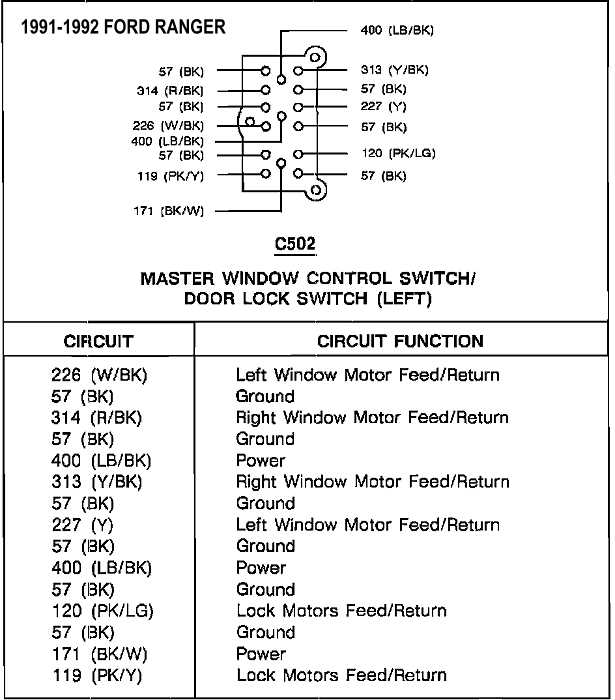 2004 chevy silverado power window wiring diagram