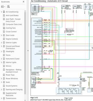 2004 ford f350 radio wiring diagram