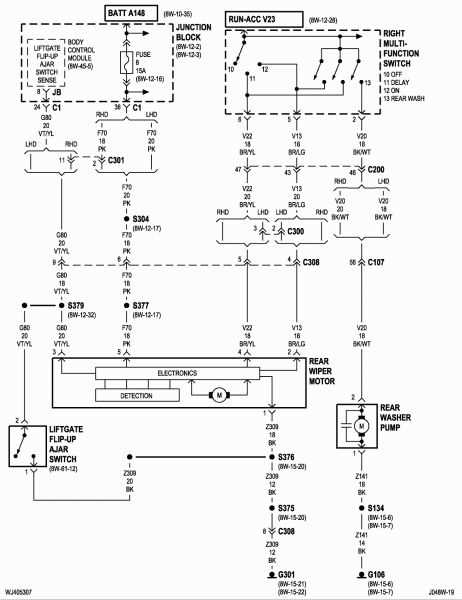 2004 jeep grand cherokee brake light wiring diagram