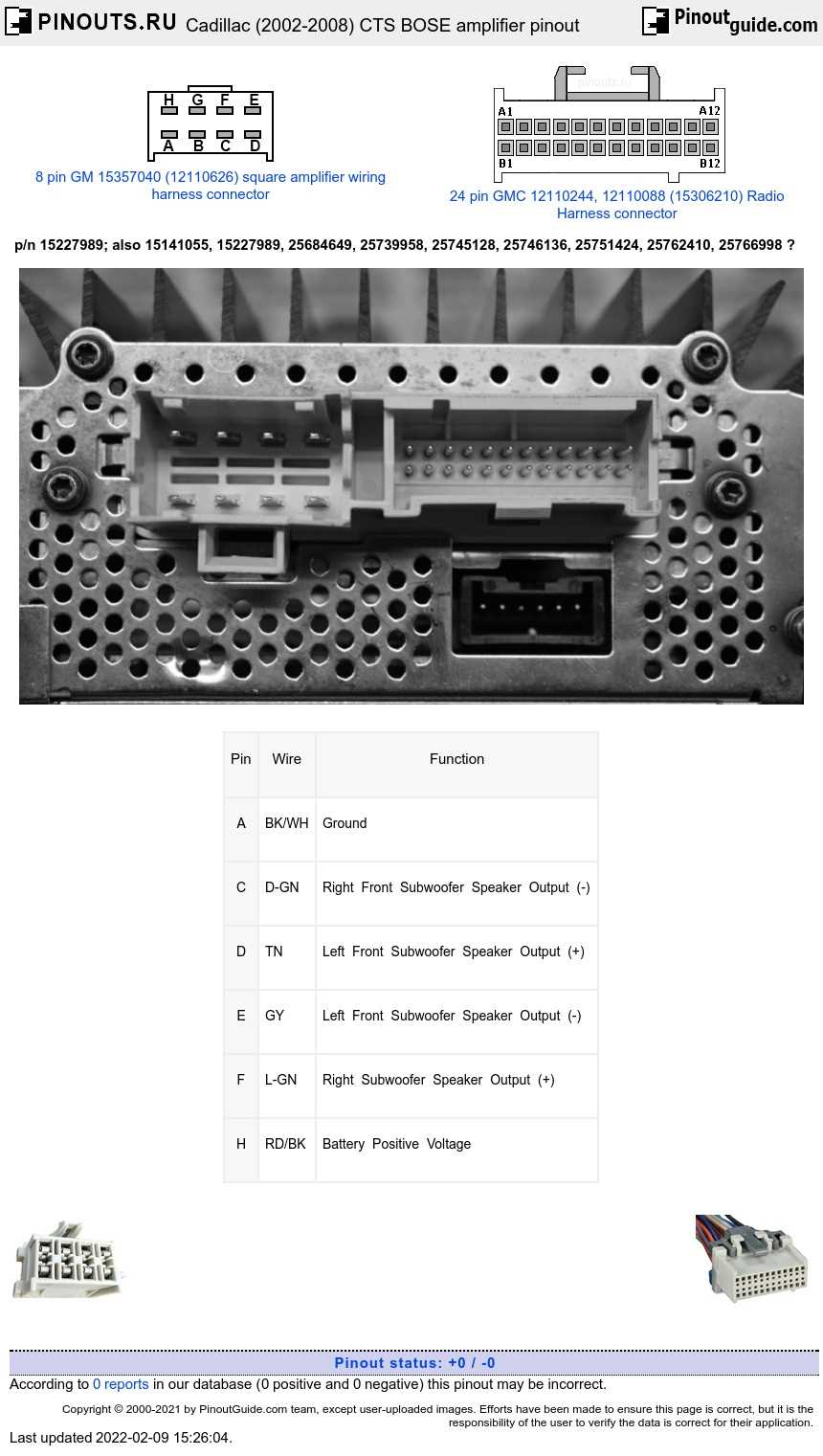 2005 cadillac escalade bose stereo wiring diagram