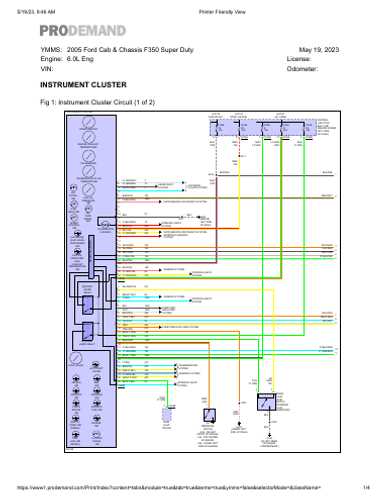 2005 f350 wiring diagram