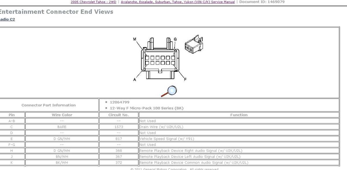 2006 impala radio wiring diagram