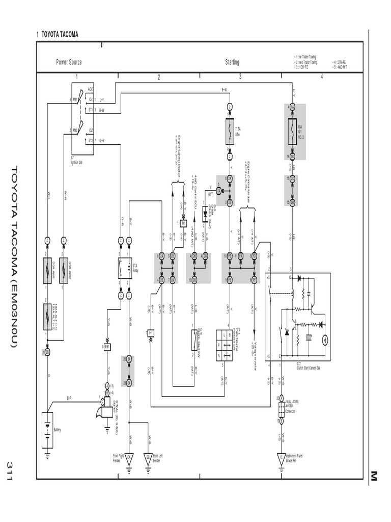 2006 tacoma wiring diagram