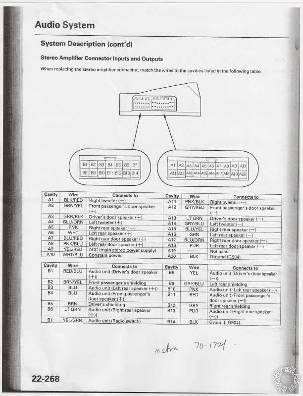 2006 acura tsx radio wiring diagram