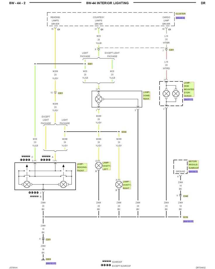 2006 dodge ram tail light wiring diagram