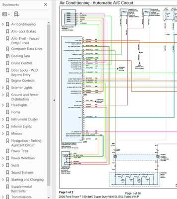 2006 f350 wiring diagram