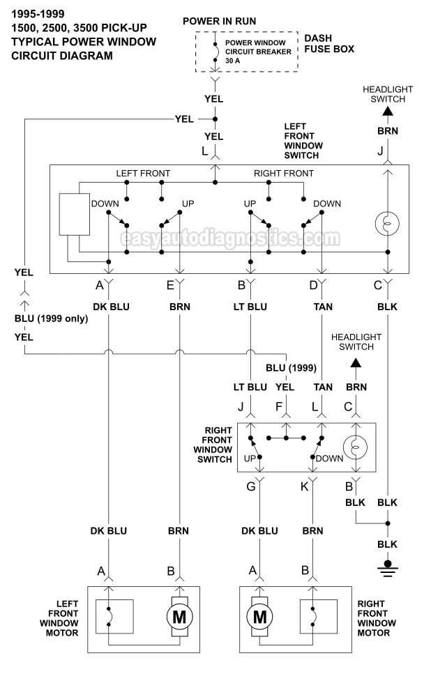 2006 silverado power window wiring diagram