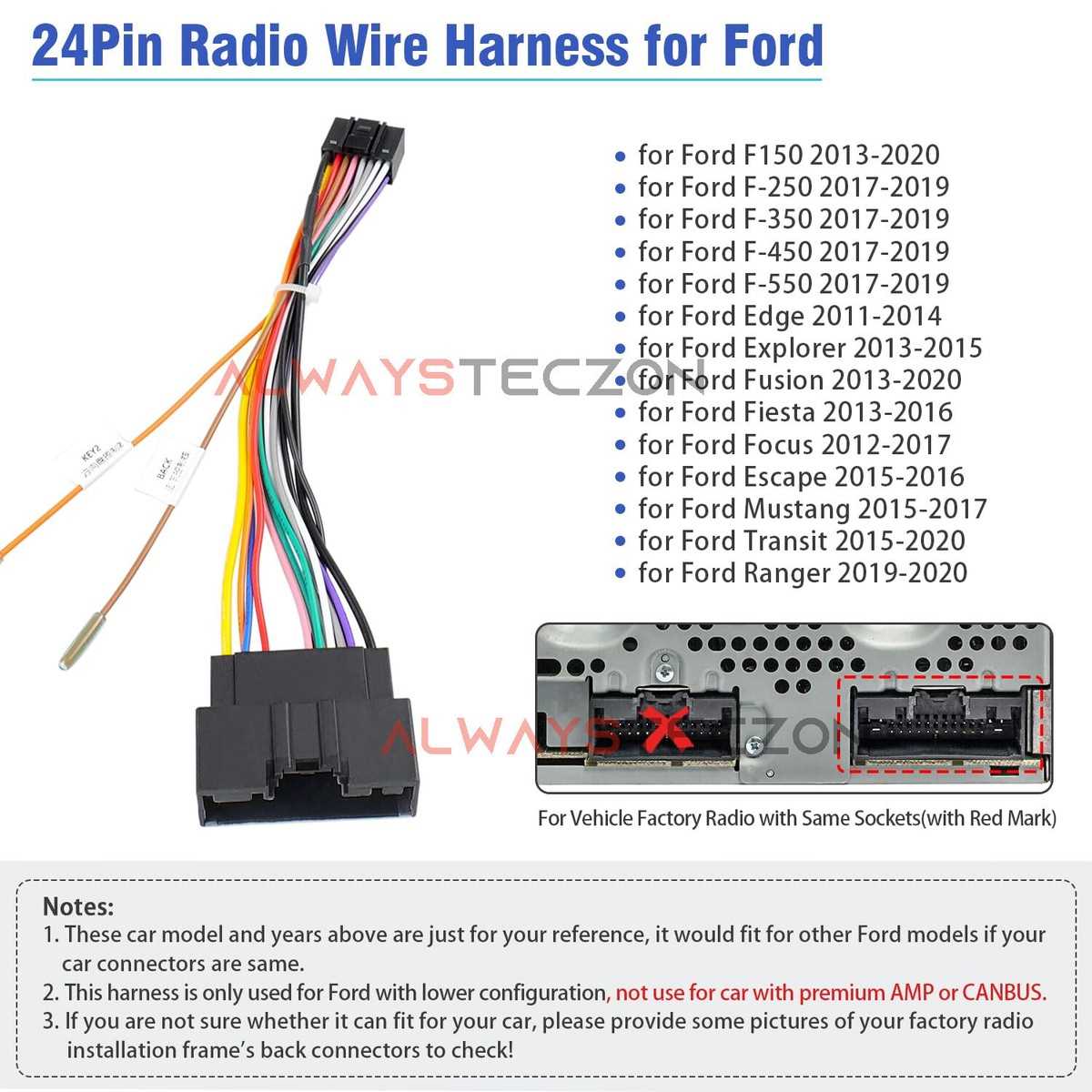 2007 ford f150 radio wiring harness diagram
