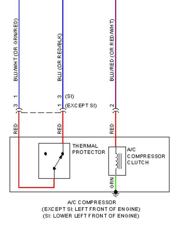 2007 honda civic ac compressor wiring diagram