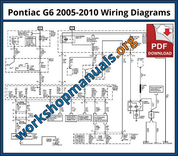 2007 pontiac g6 starter wiring diagram