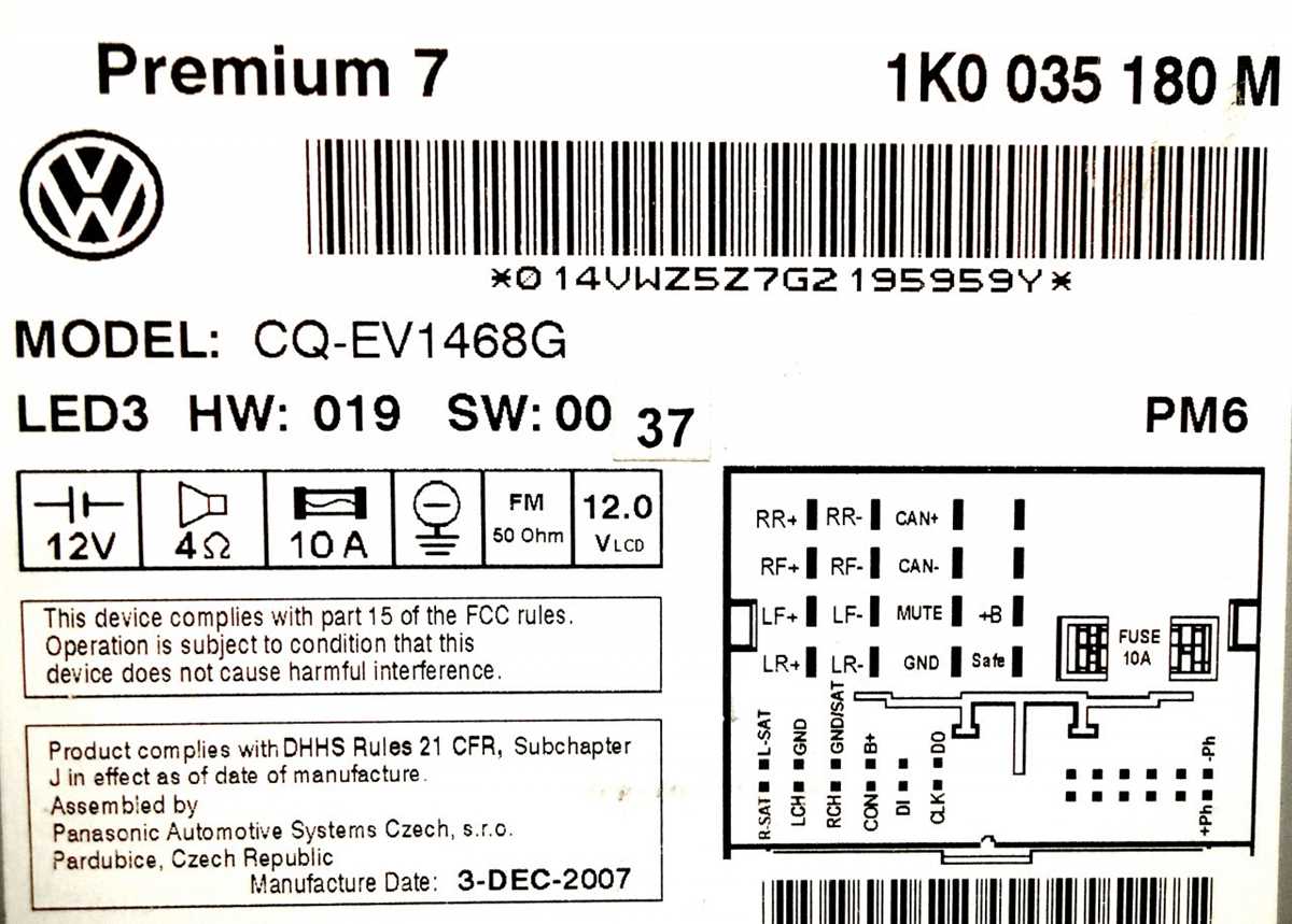 2007 vw jetta radio wiring diagram
