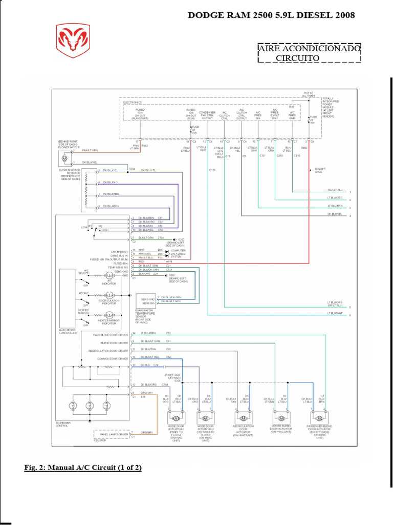 2008 dodge ram headlight wiring diagram