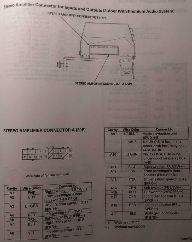 2008 honda accord factory amplifier wiring diagram