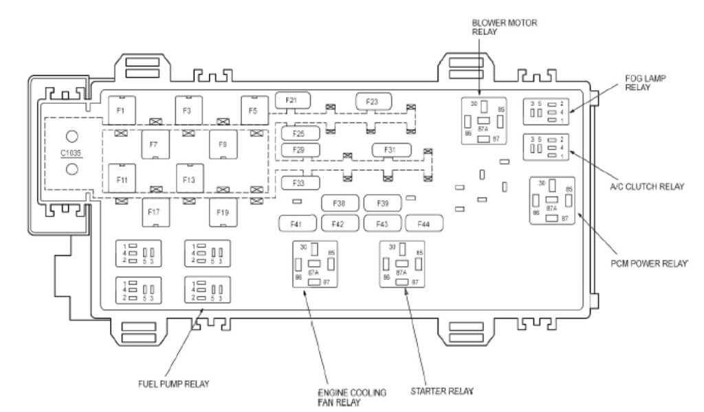 2009 ford ranger schematic diagram