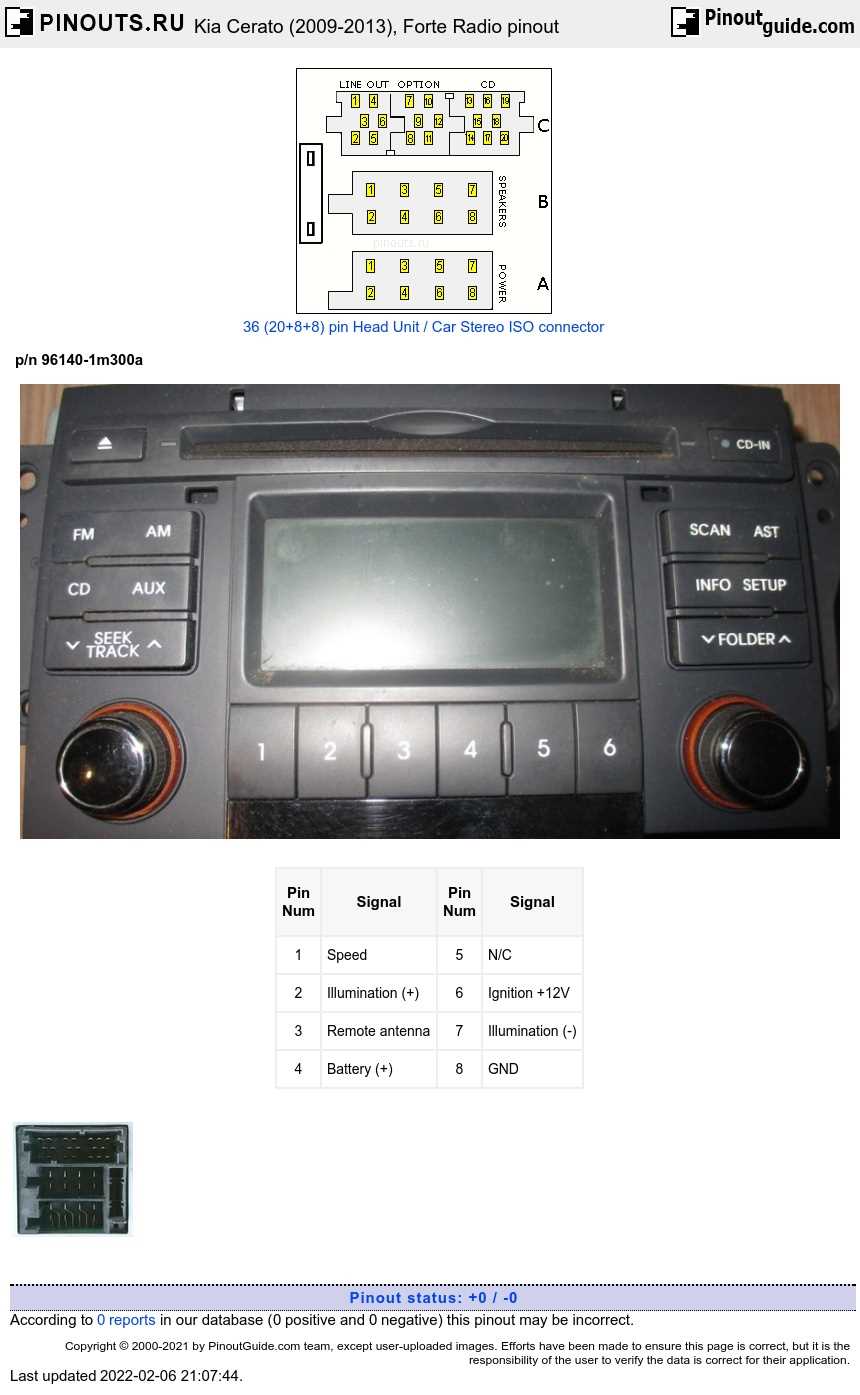 2011 kia forte radio wiring diagram