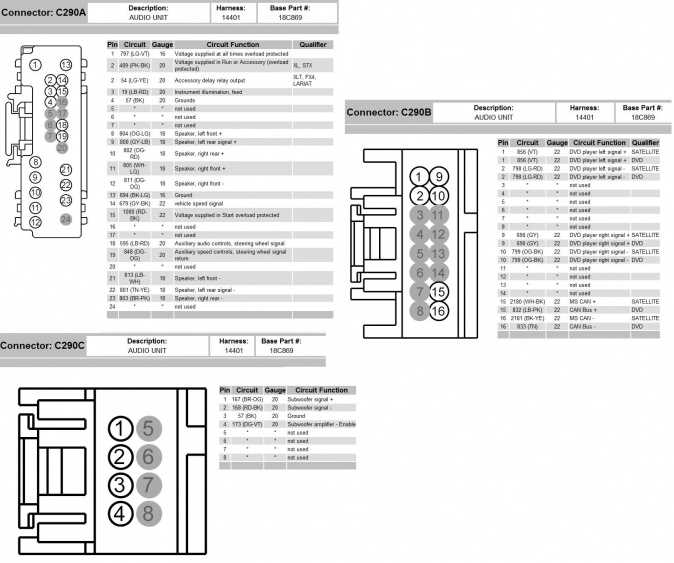 2011 ford f250 radio wiring diagram