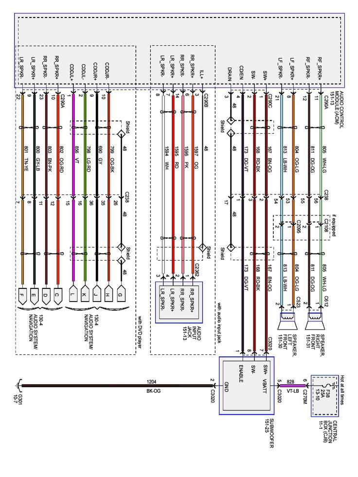 2012 ford f150 radio wiring diagram