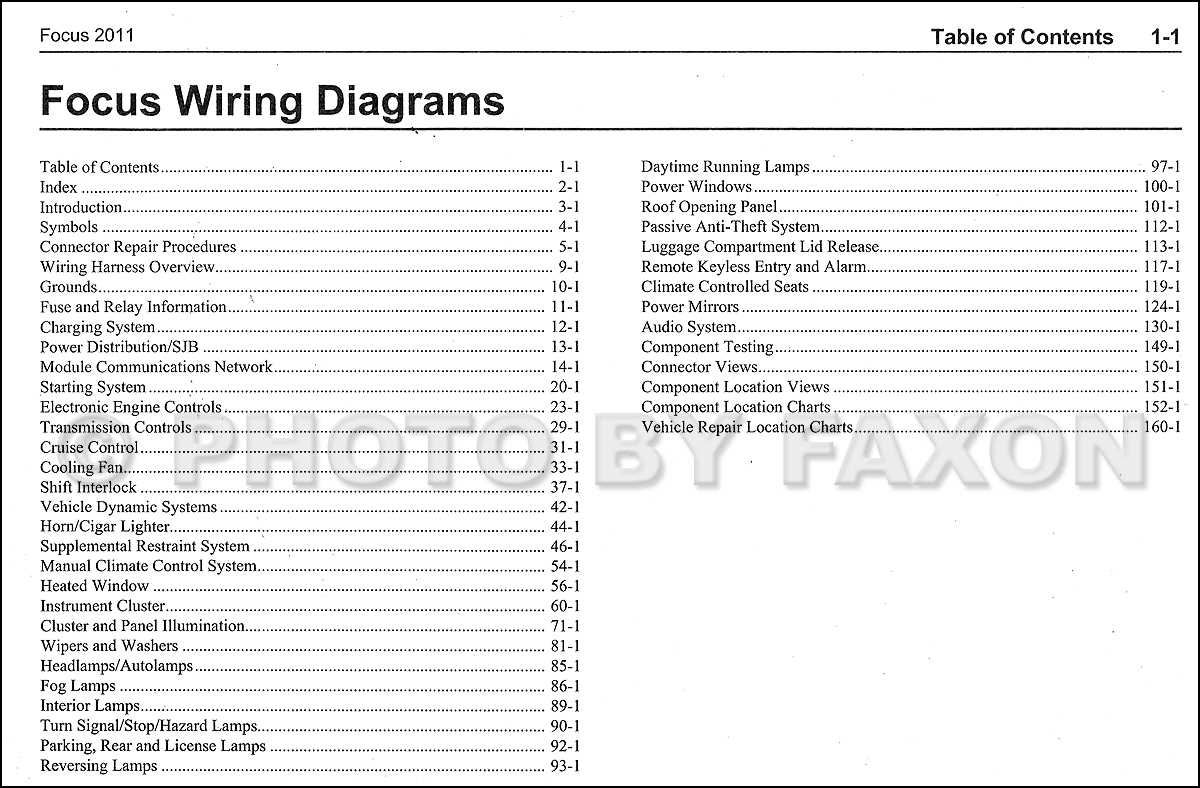 2012 ford focus radio wiring diagram