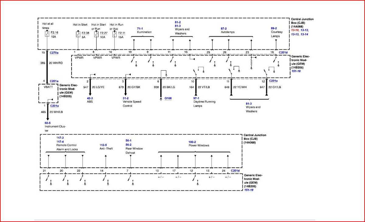 2015 ford taurus wiring diagram
