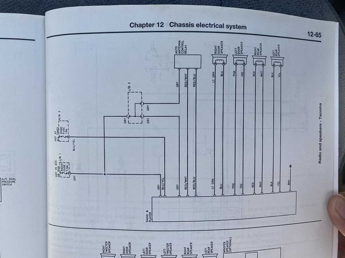 2019 toyota tacoma stereo wiring diagram