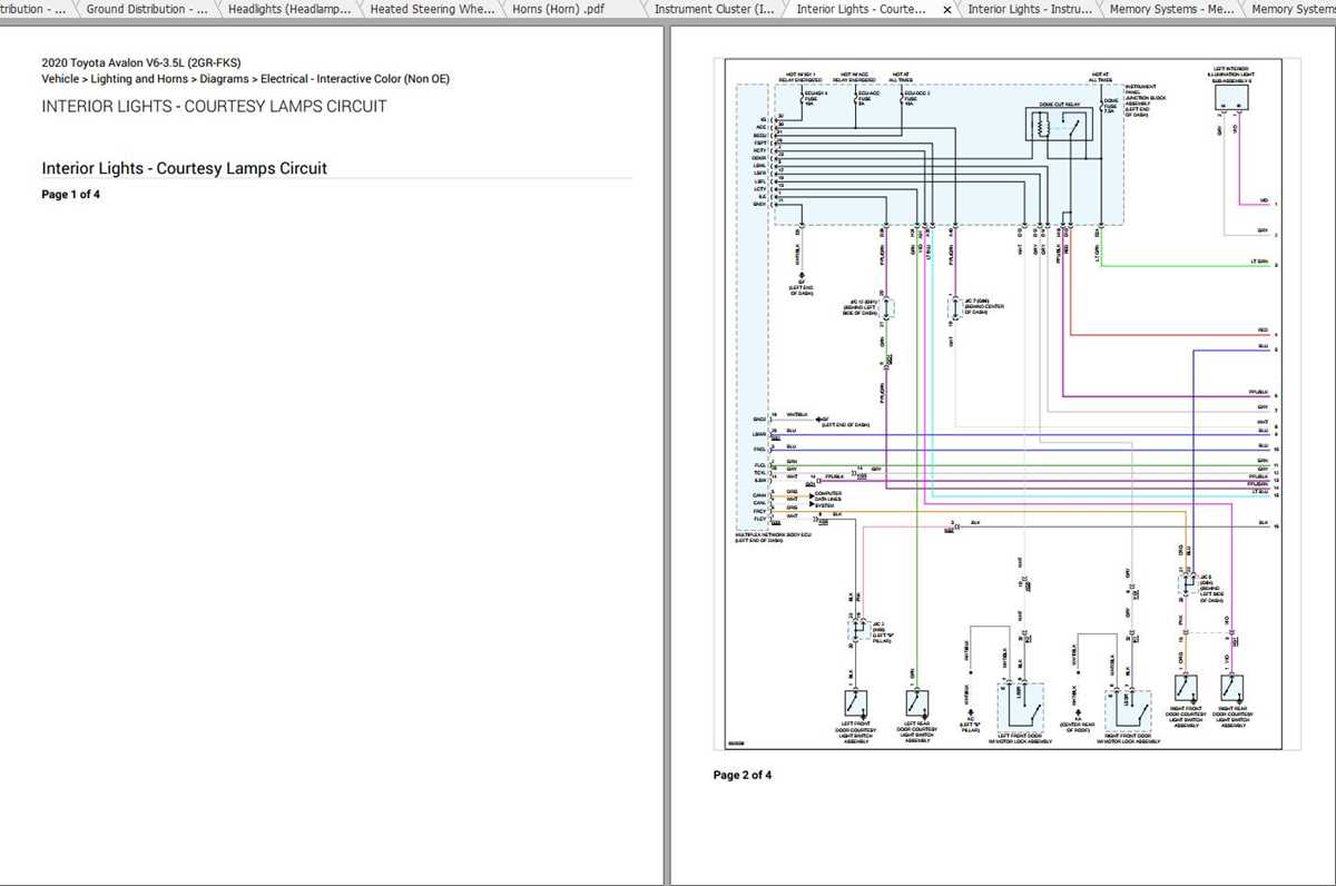 2020 toyota corolla wiring diagram